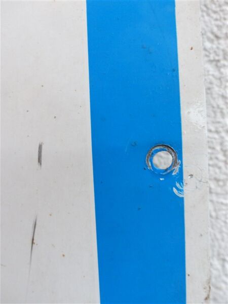 Butagaz bear enamelled plate