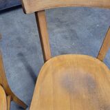 Pair of bistro chairs signed Baumann 1950