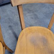 Paire de chaises de bistrot signé Baumann 1950