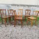 Série 6 chaises bistrot luterma