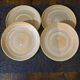 4 flat plates in Niderviller stoneware