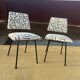 Paire de chaises des années 50