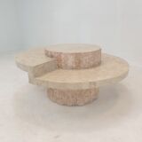 Magnussen Ponte Mactan Stone or Fossil Stone Coffee Table, 1980s