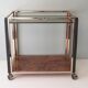 Vintage Italian beverage cart in the style of Romeo Rega, 1970