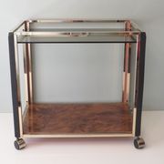 Vintage Italian beverage cart in the style of Romeo Rega, 1970