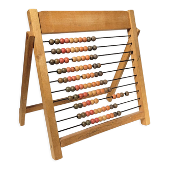 Vintage wooden abacus for children