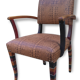 Fauteuil bridge façon croco