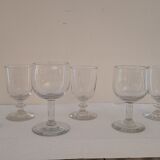 Balloon and tulip glasses 40's