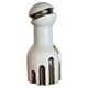 Decorative Ceramic Vase , white glazed, Scultptural Totem, 1970's Ceramic
