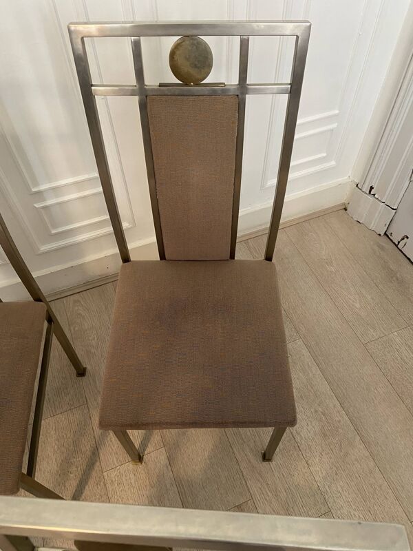 6 chaises Belgo Chrom, 1980s