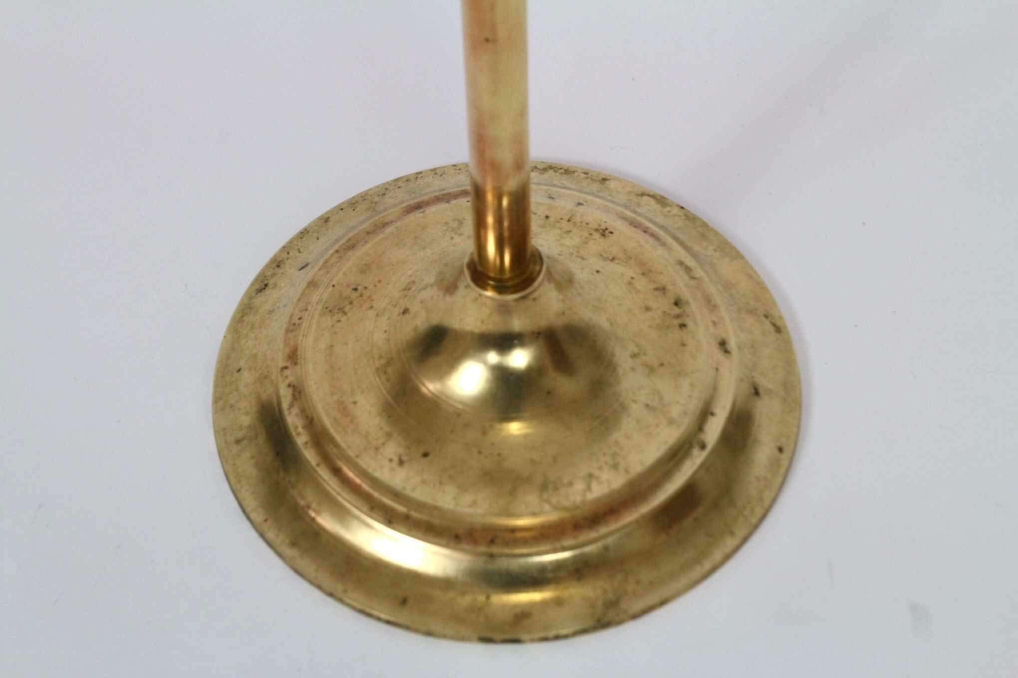 Vintage brass fireplace accessory set