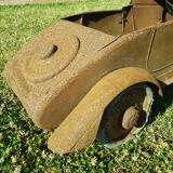 Old pedal car