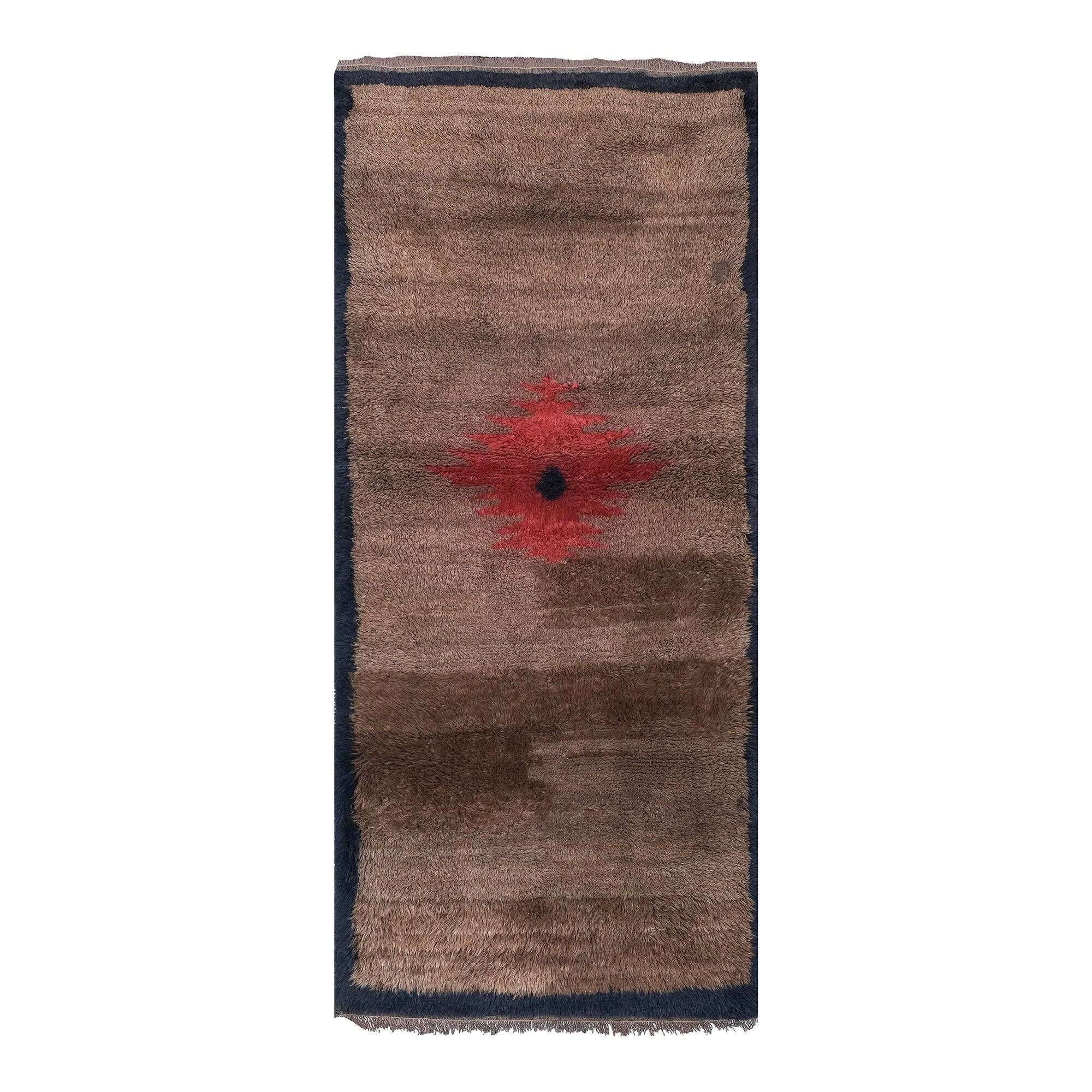 Tapis turc vintage fait main 97x209 cm