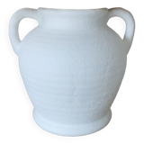 White vase with handles