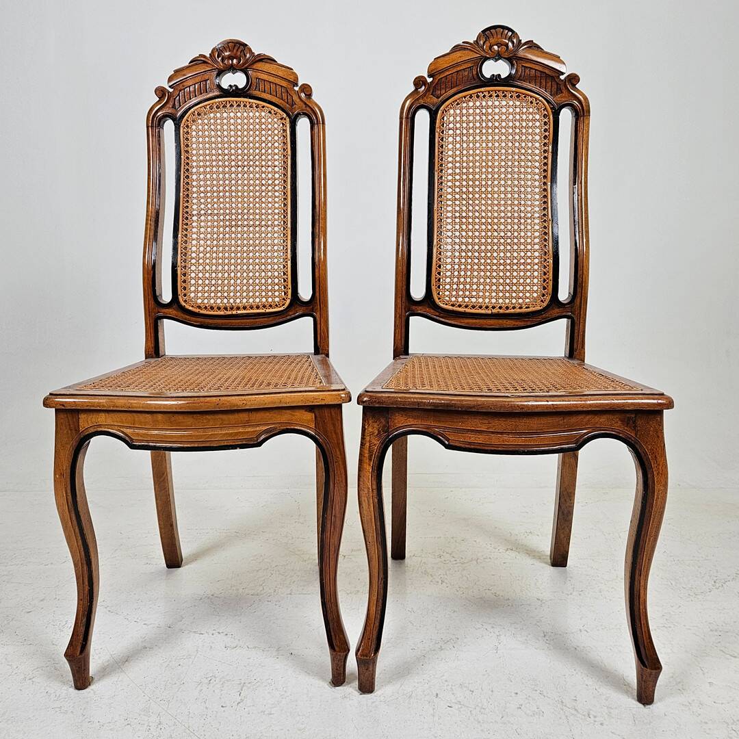 Set of Four Cambier Chairs, Belgium, circa 1900