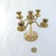 Mini Candelabra Chandelier brass