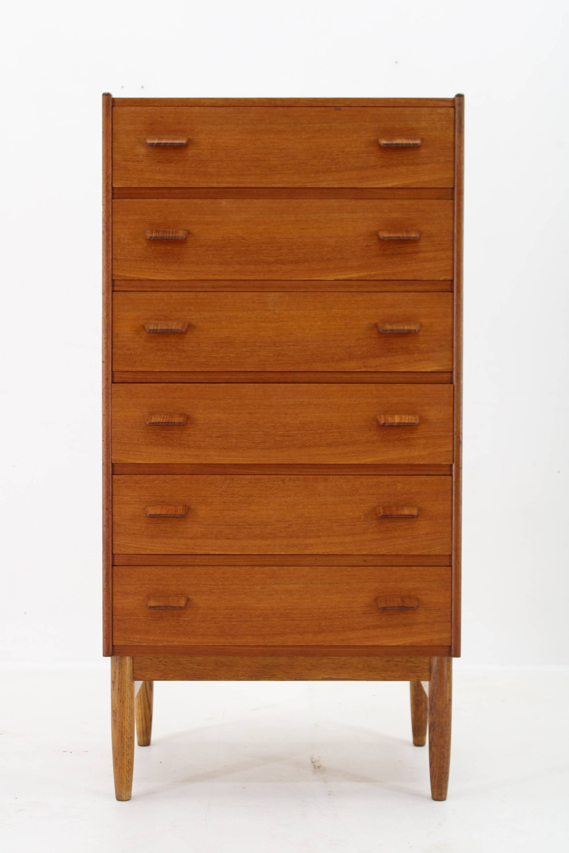 1960s Poul Volther Teak Chest of Drawers by Munch Slagelse Mobler, Denmark