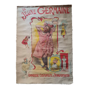 Affiche entoilée  Cândido - danseuse