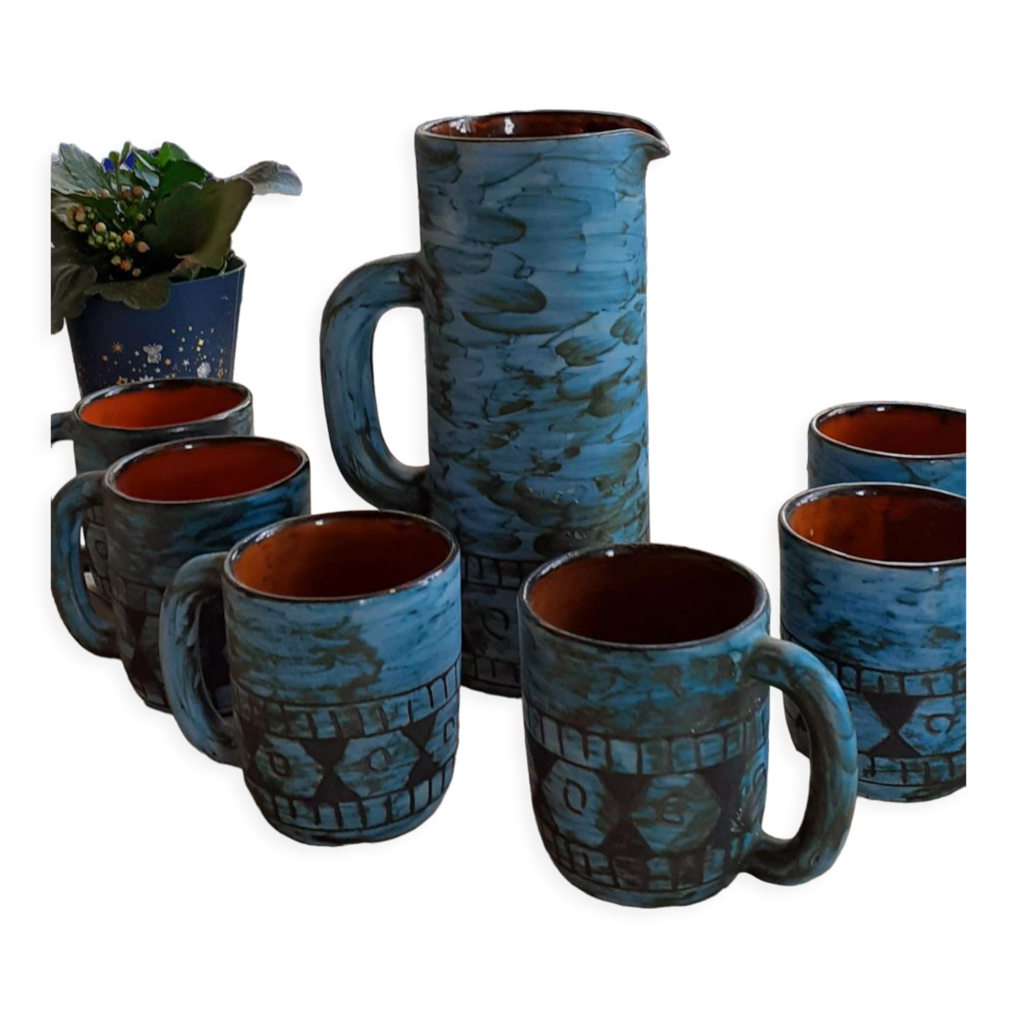 Sangria set Vallauris Alain Maunier 1960s