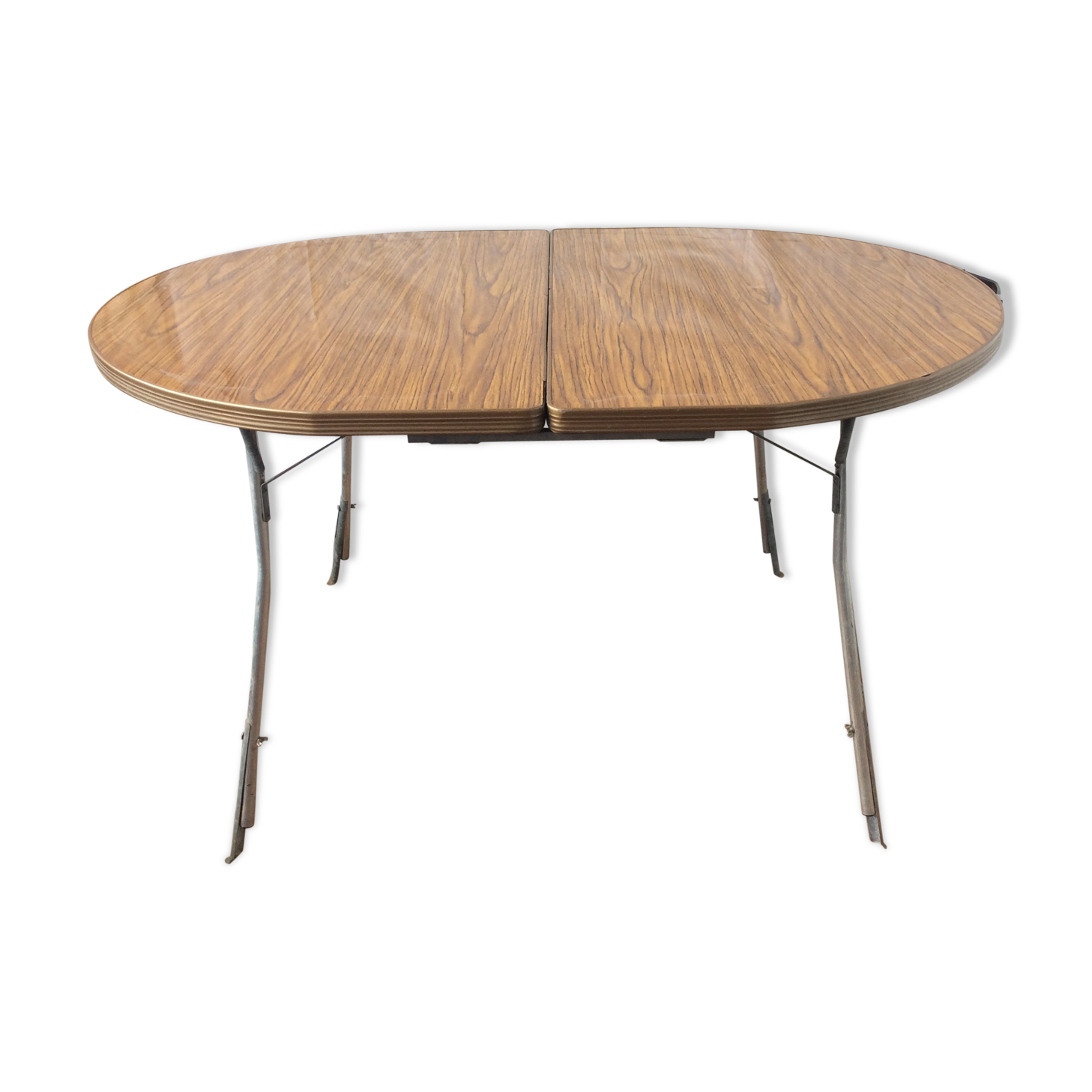 Vintage oval camping table