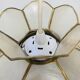 Vintage 60s mother-of-pearl and brass pendant light