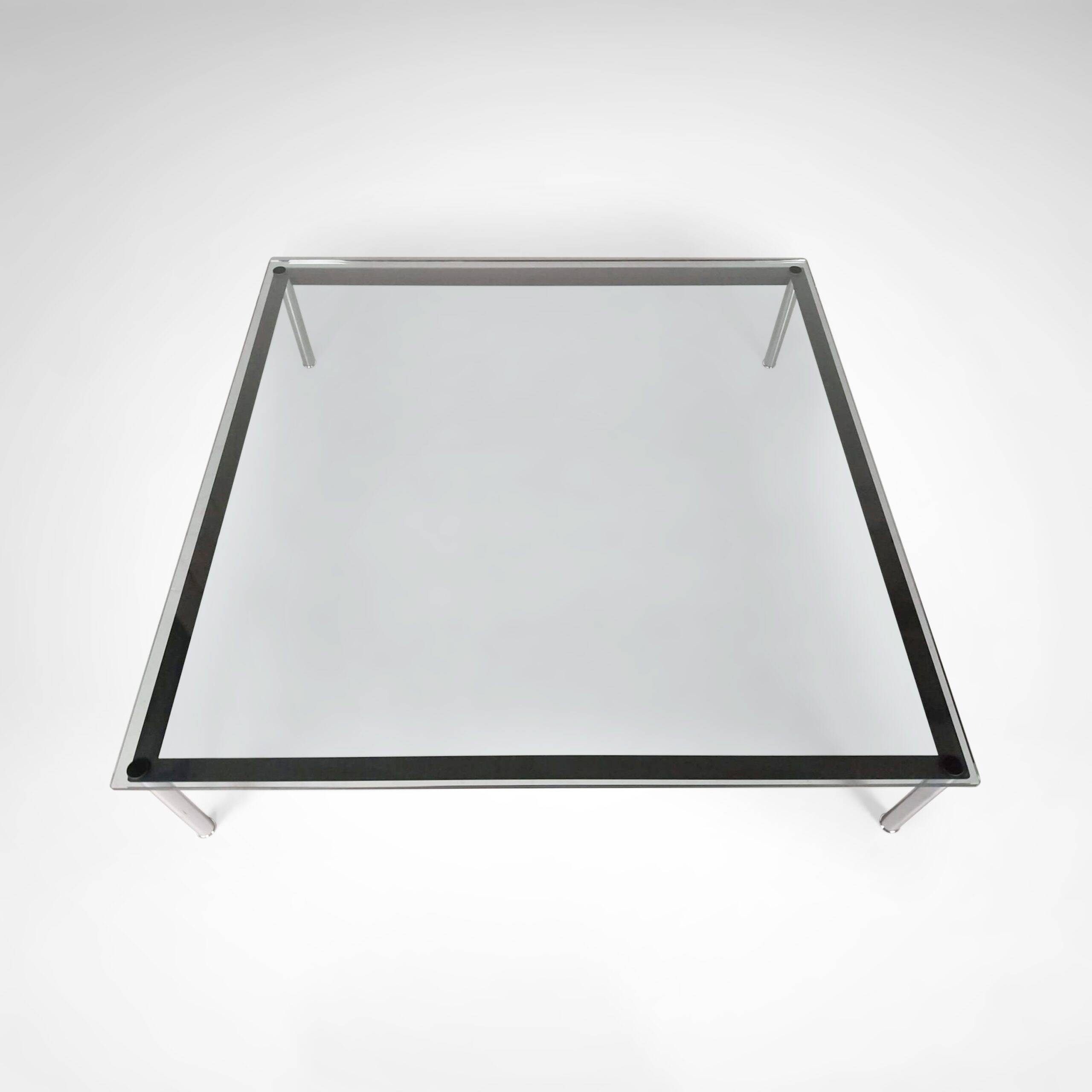 LC10 coffee table by Le Corbusier et al for Cassina 1990s