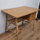 Rattan and oak desk 1950