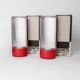 Set of 2 vintage wall sconces - Cometa 430 model by Disano Italy from the 1980s - red colour, postmodern Memphis look - original packaging, gift idea.