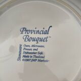 Assiettes plate provencial bouquet