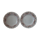 ancient plates Digoin flowers