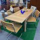 Table chêne brut vintage