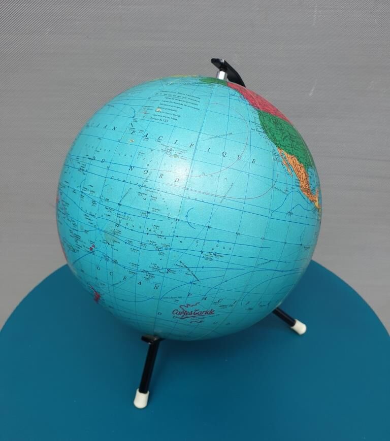 World Map globe taride maps 1969