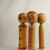 set of 3 KOKESHI (medium size)
