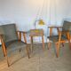 Pair scandinavian armchairs 60