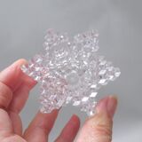 Pair of 1970s plexiglass candlesticks