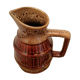 Pitcher in varnished gres for vintage deco