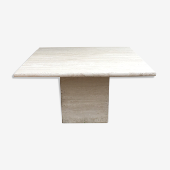 Travertine coffee table