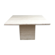 Travertine coffee table