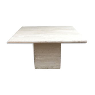 Travertine coffee table