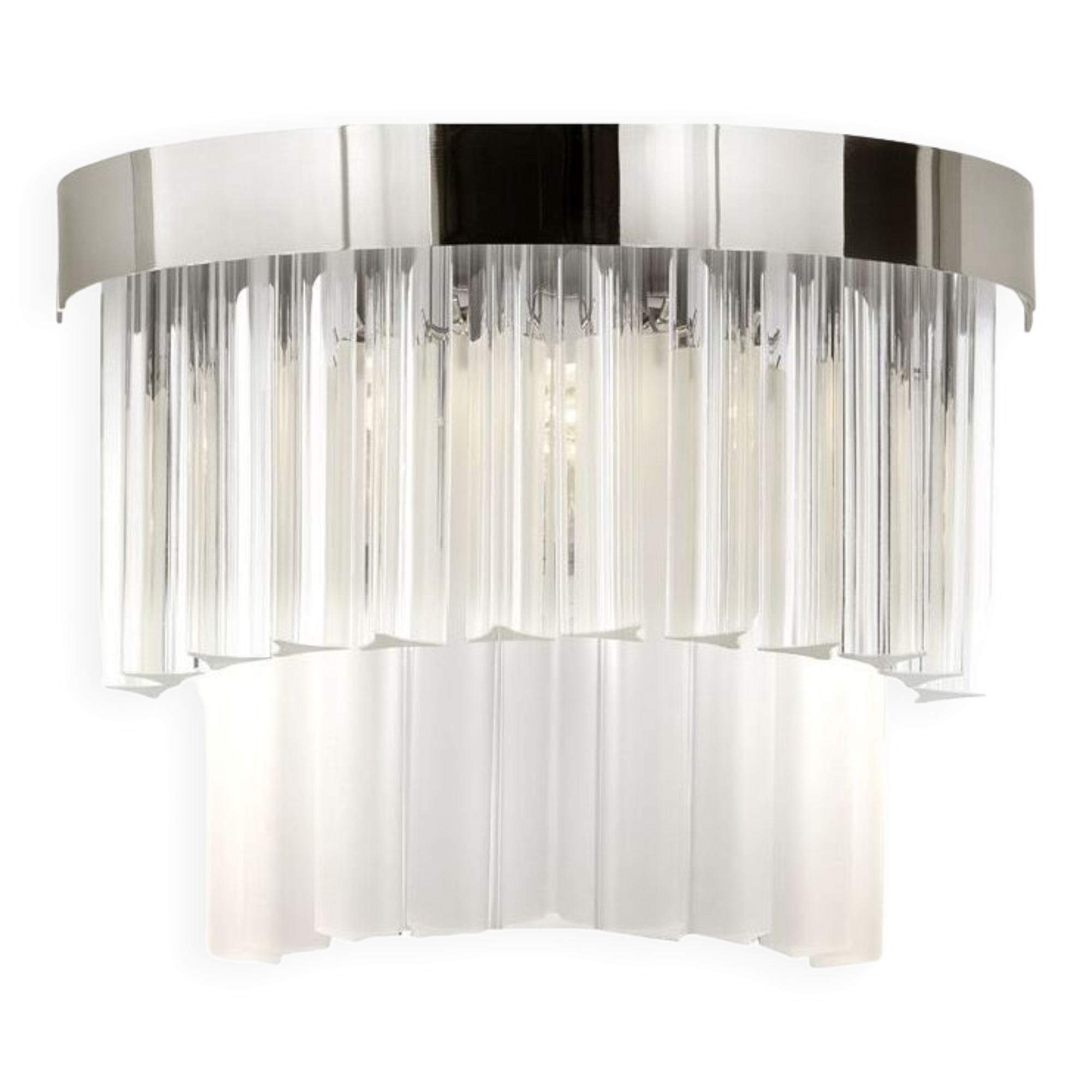 Murano glass flush mount