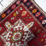 Handmade antique Persian Karajeh rug 2.2' x 4.1' (68cm x 126cm) 1930s - 1C1155