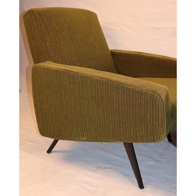 Pair of armchairs by Joseph André Motte, model 743 edited by Steiner 1950