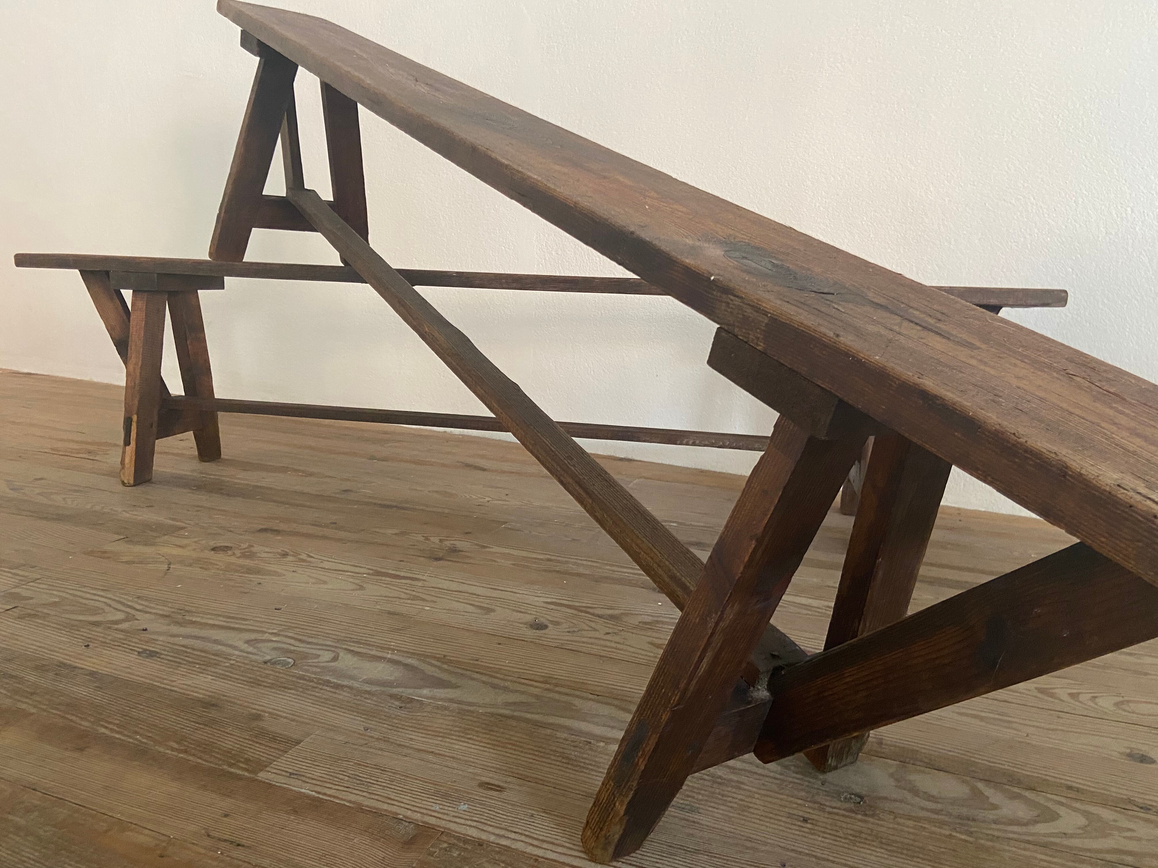 Pair of farm bench