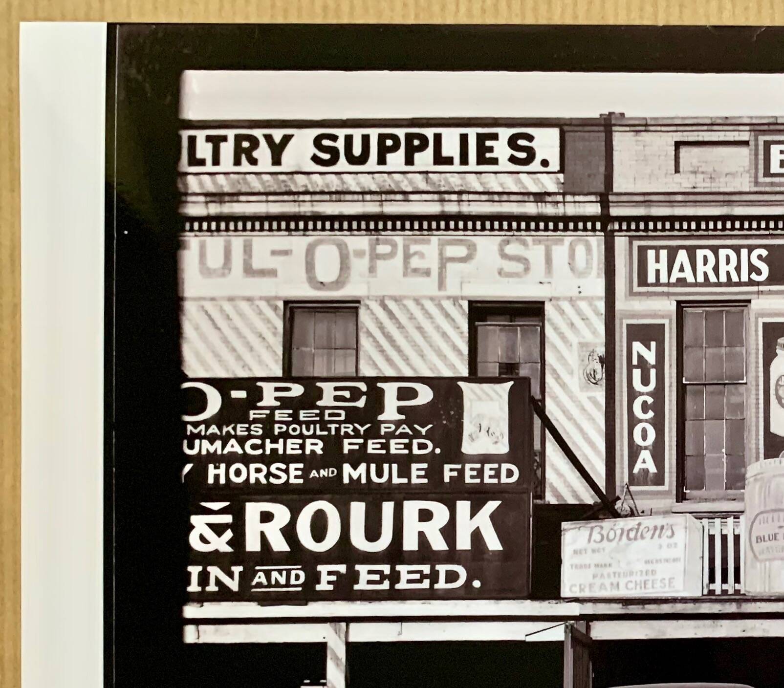 Walker Evans “Waterfront Advertising Warehouses, Louisiana (1938)”