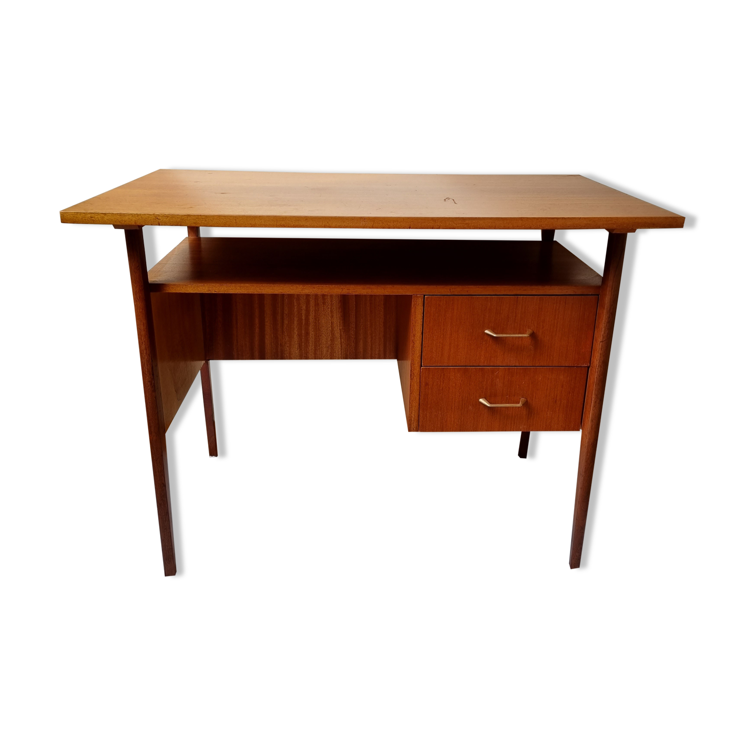 Scandinavian vintage teak desk