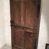 A large old-fashioned entrance gate beautiful farmhouse - vintage chalet decoration 19th century