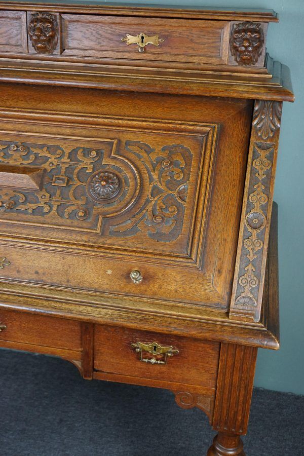 Old Dutch oak office, early 1900