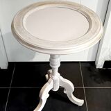 Old revamped tripod pedestal table
