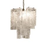 Murano Tronchi chandelier by Toni Zuccheri for Venini