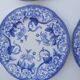 6 flat plates Creil and Montereau Flora